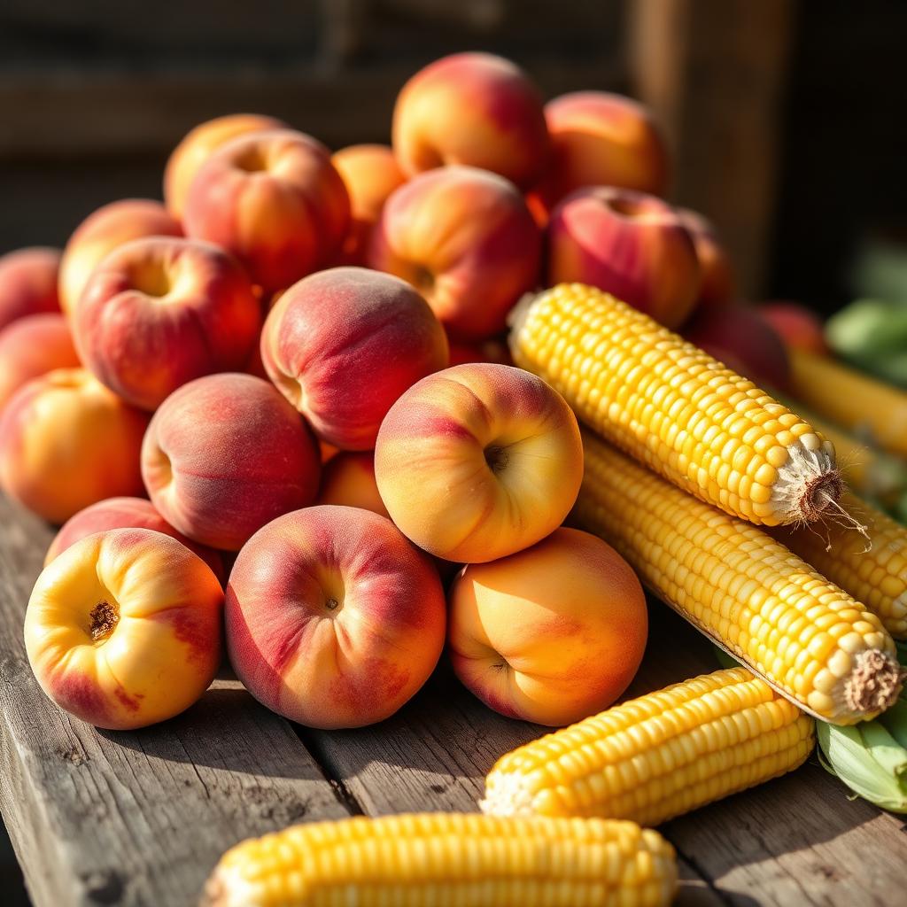 Palisade peaches and Olathe sweet corn at a Mesa County harvest festival