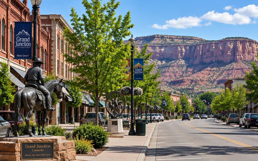 Historic downtown Grand Junction Main Street